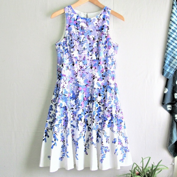 maggy london fit and flare dress